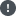 icono de admiracion circular dondo gris